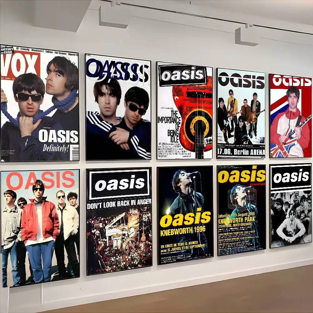 Band T-The R-Rain Cool O-Oasis Poster HD art sticky wall waterproof home living room bedroom aesthetic decoration