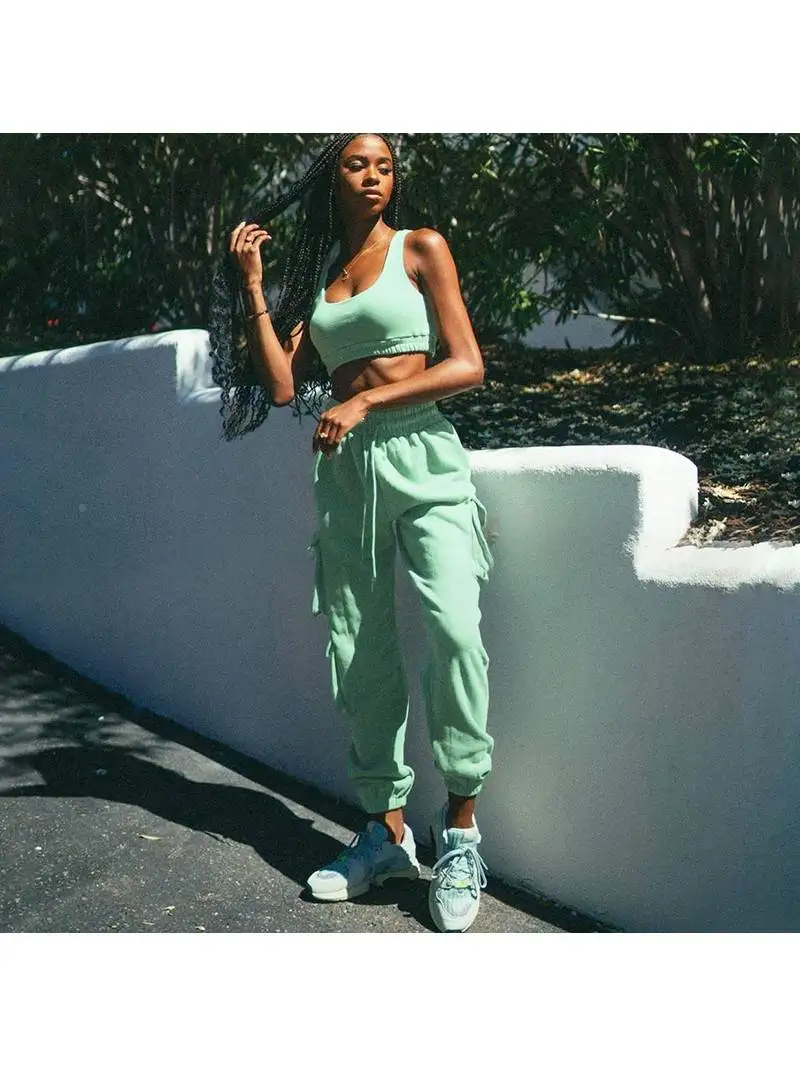 

Женские брюки с высокой талией и носком, цветной жилет, повседневный модный комплект, футболки, зимняя коллекция для женщин среднего возраста