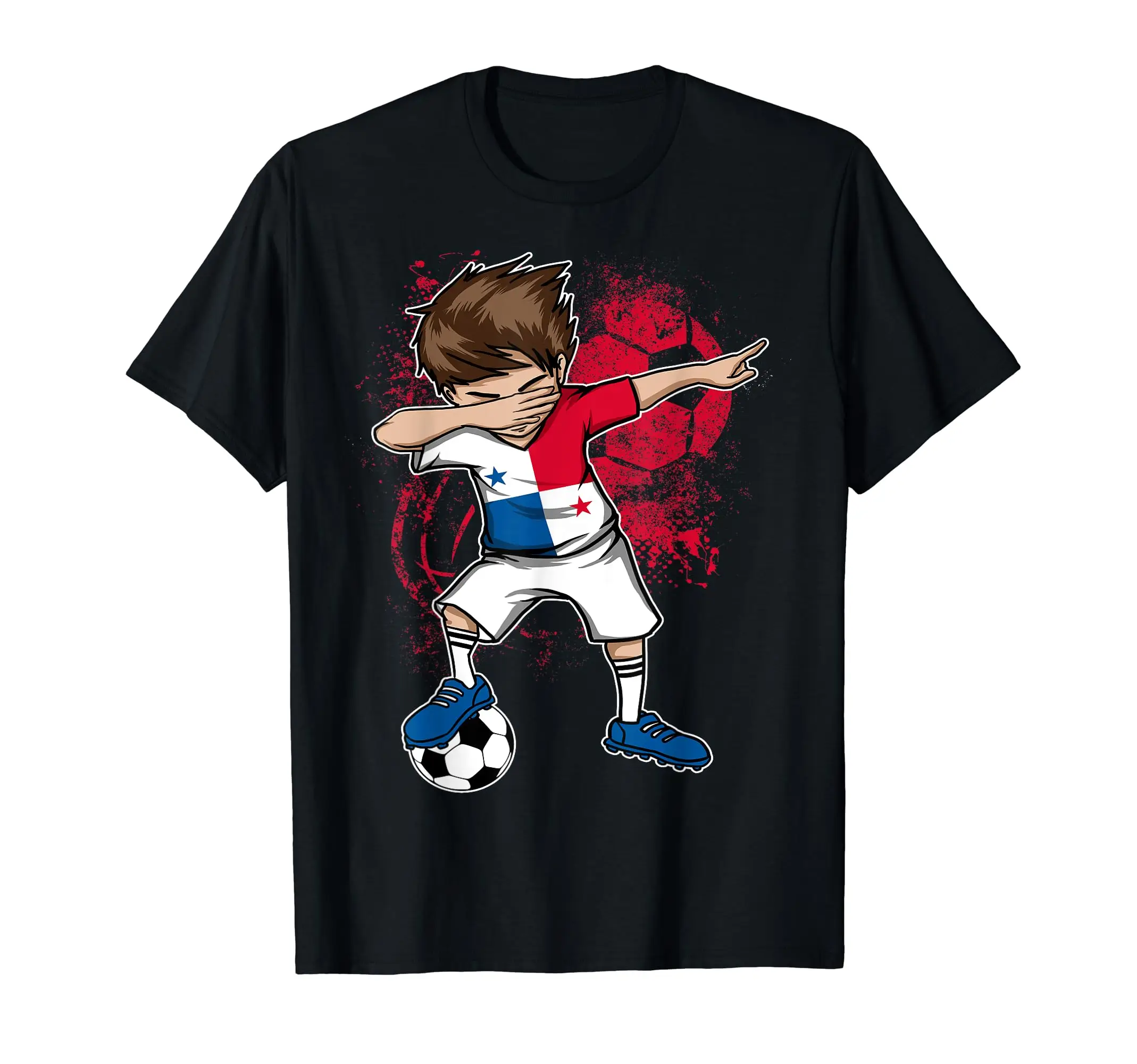 Dabbing Boy Panama Soccer Shirt Jersey Football Tee T-Shirt