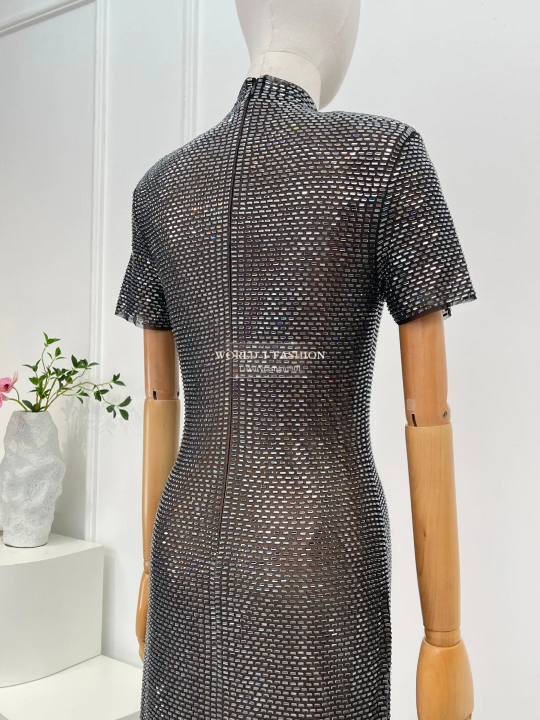 

Женские платья с коротким рукавом и бриллиантами 2025, платье макси высшего качества для вечеринки