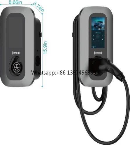 JET J1772 Smart IP65 Wallbox New Condition EV Charging Station with 11kW Output Type1 32A 40A 50A Support 5m Cable Length