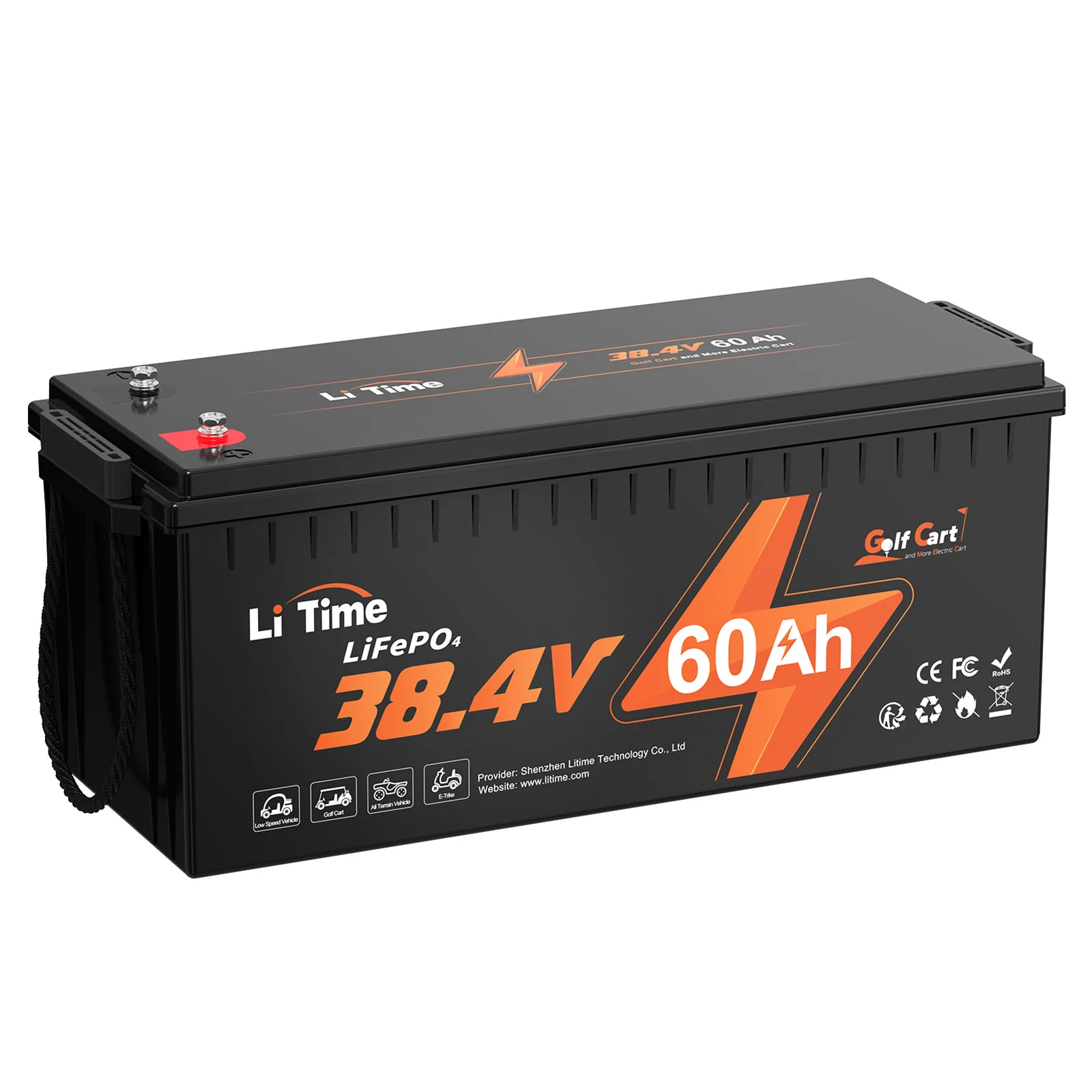 

36V60Ah Lifepo4 Lithium Golf Cart Battery Electric Vehicles Recreational Vehicles Boathouses Trolling Motors EU/US Stock