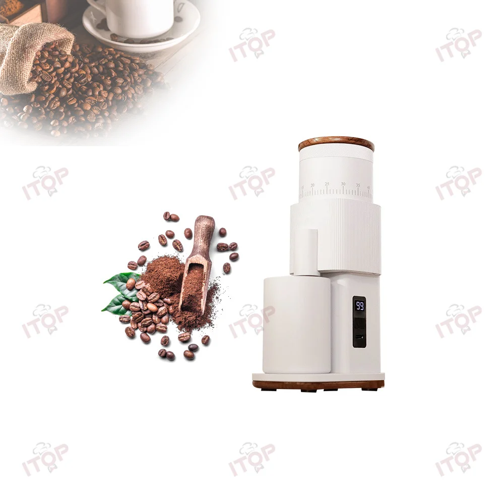 

Oem One-touch Automatic Electric Burr Coffee Bean Grinder With 65 Scales Household Use