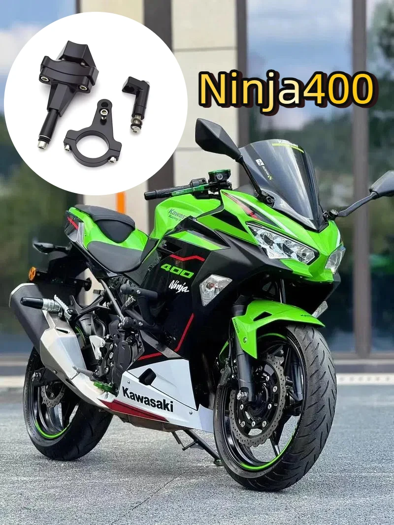 

Motorcycle Steering Damper Bracket Stabilizer For Kawasaki Ninja 400 Ninja400 2018 2019 2020 2021 2022 Stabilize Safety Control