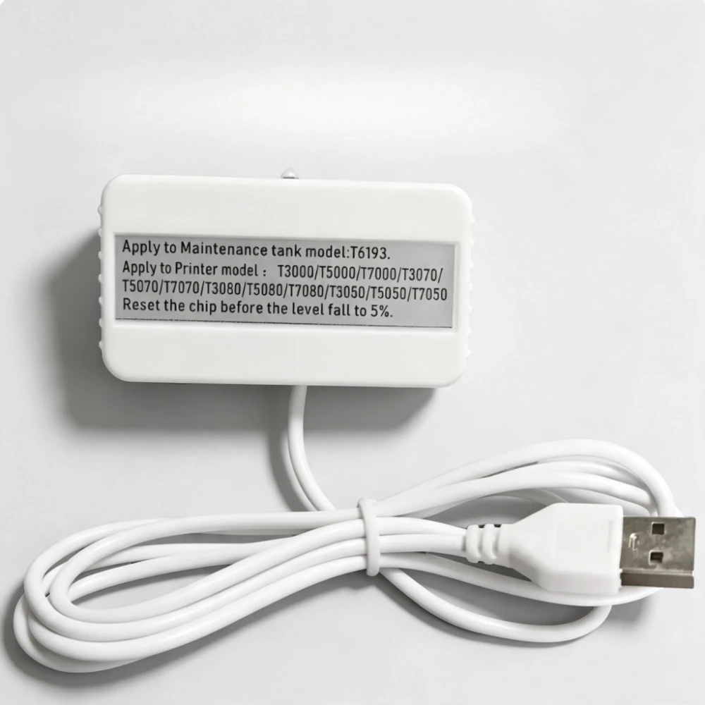 T6193 Waste Ink Maintenance Box Chip Resetter Decoder For Epson SureColor Large‑Format Inkjet Printer Accessories