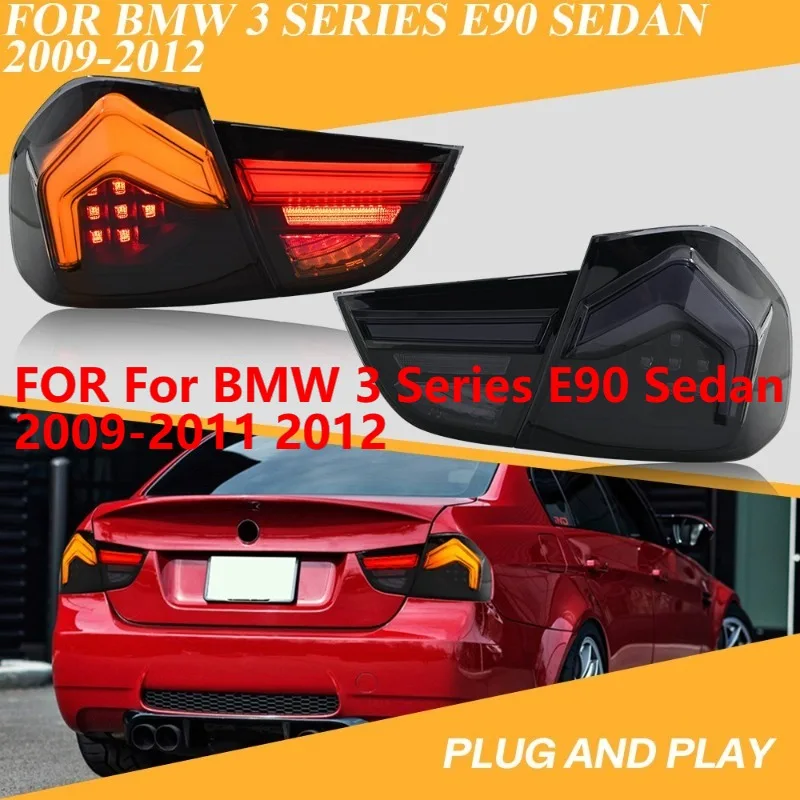 

Для BMW 3 серии E90 седан 2009-2011 2012 светодиодные задние фонари пара дымовых задних фонарей