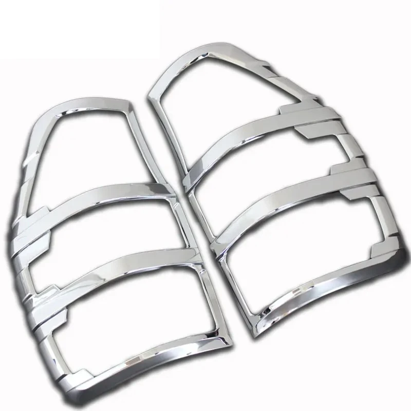 

1Pair ABS Chrome Tail Lights Covers For Ford Ranger Wildtrak T6 T7 T8 2016 2017 2018 2019 2020 2021 Car Styling