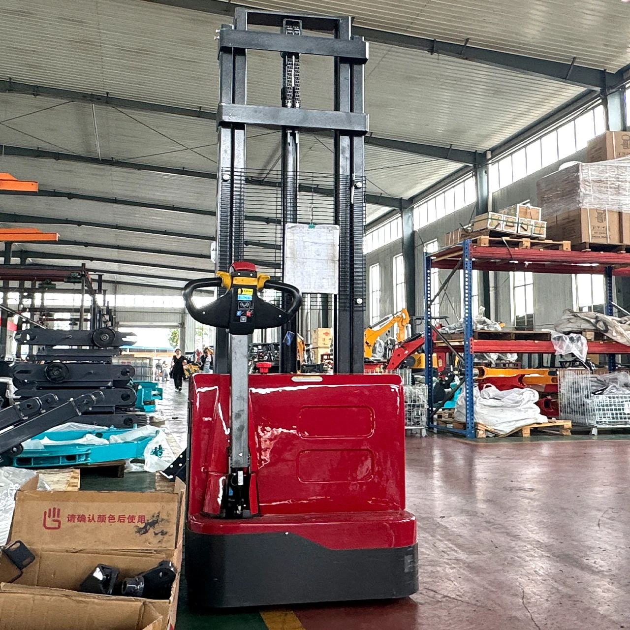 

YG Customized Electric Stacker Available With Lead-Acid Or Lithium-Ion Battery 700kg 1300kg 1500kg All-Electric Hydraulic Self-l