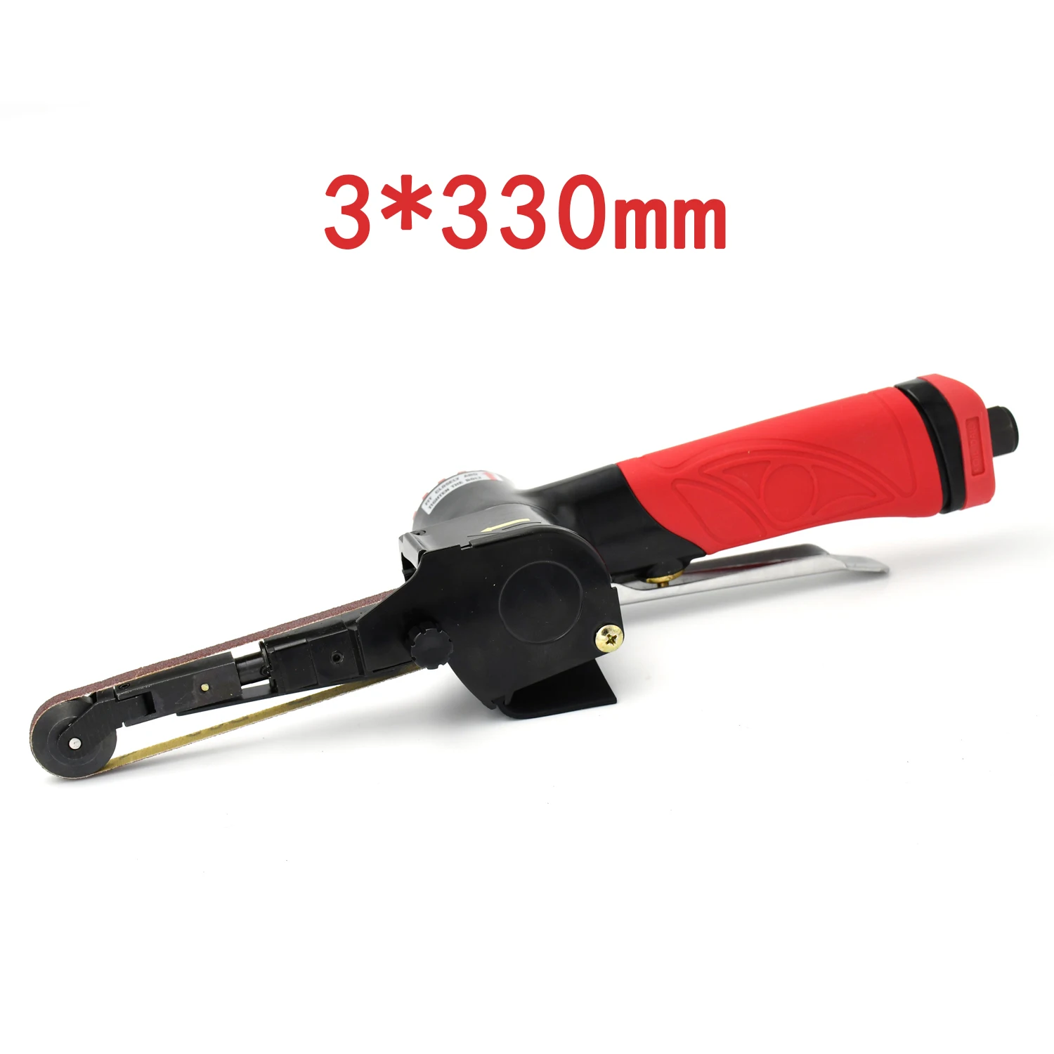 

Handheld pneumatic sanding machine for small sanding of woodworking metal wheels, rust removal, deburring, grinding 3*330mm
