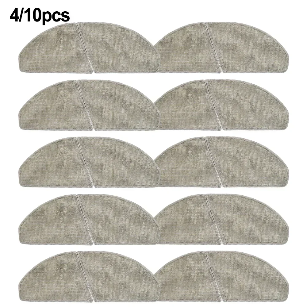 4/10PCS Mop Pads Cloths Fits For Midea S8 / M7 Pro / M7 Pro Max Vacuum Cleaner Replacement Parts