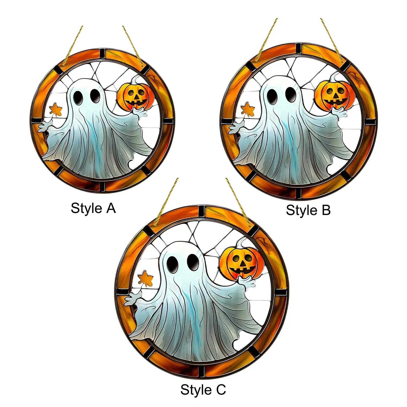 Halloween Specter Wind Chime Specter Wind Chime Decor Large Hanging Wind Sculpture for Outdoor Window Decoration Party Indoor