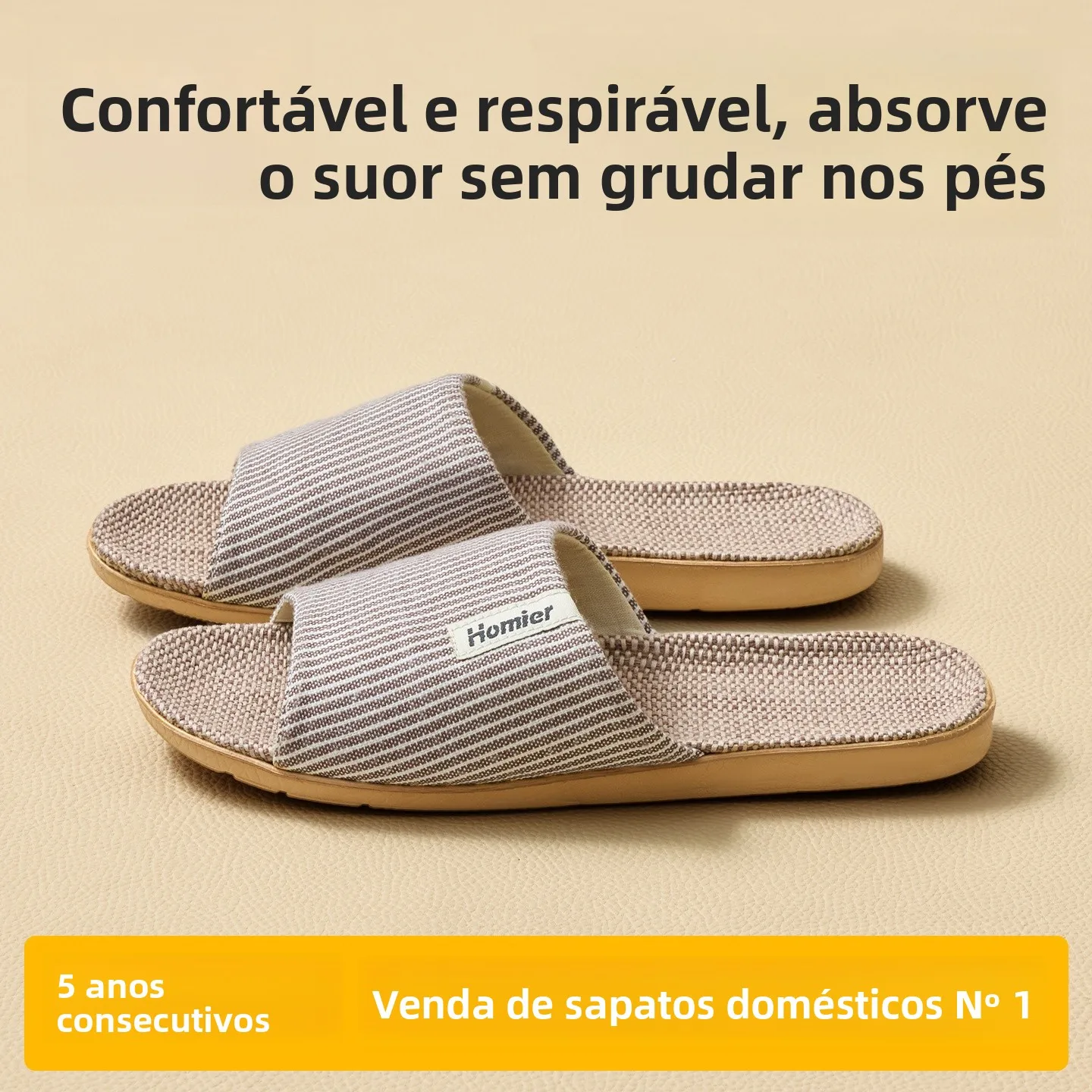 Chinelos de Linho de Tamanho Grande Lidan para Uso Interno, Antiderrapantes, Desodorantes e Silenciosos, Chinelos de Algodão ...