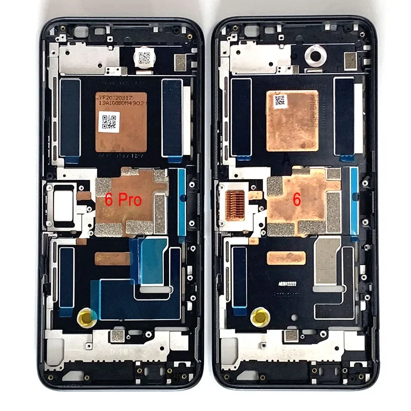 For  ROG 6 6D Battery Cover Housing For ASUS Phone 6 Back Cover Case Sticker Middle Frame Tencent Version