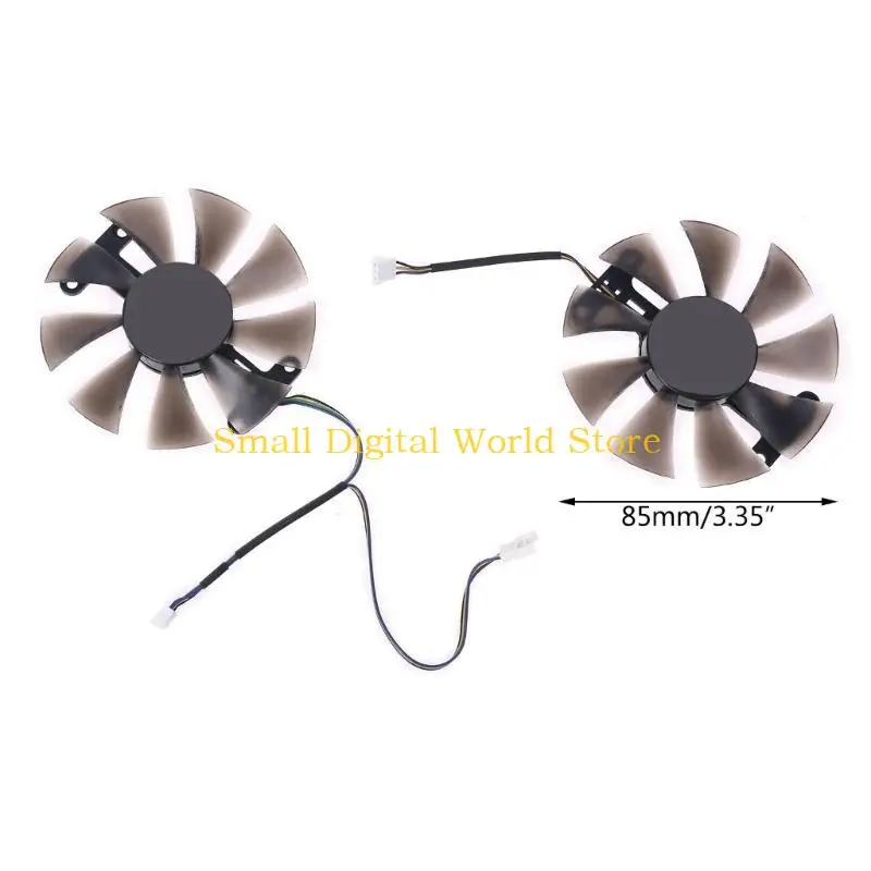 77UB 2x 85 мм PLD10015B12H 0,55A RX580 RX590 для PowerColor Dataland Radeon RX 580 590