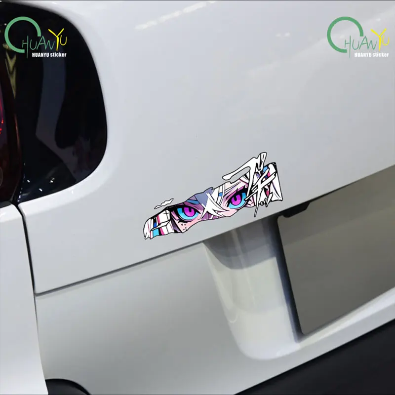 Personalized anime two-dimensional punk style eye-catching car decals motorcycle bumper laptop decoration Reflective sticker