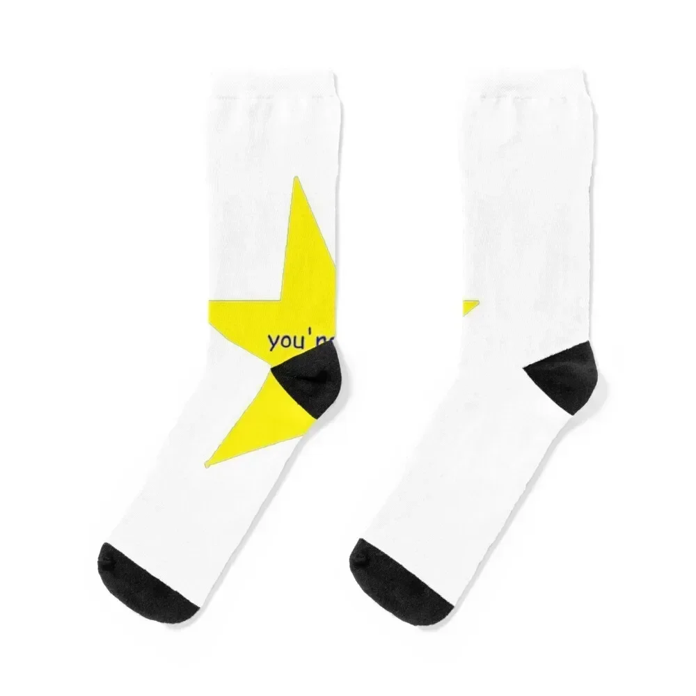 You're did it! star Socks gift aesthetic bright garter Men's Girl'S Socks Men's