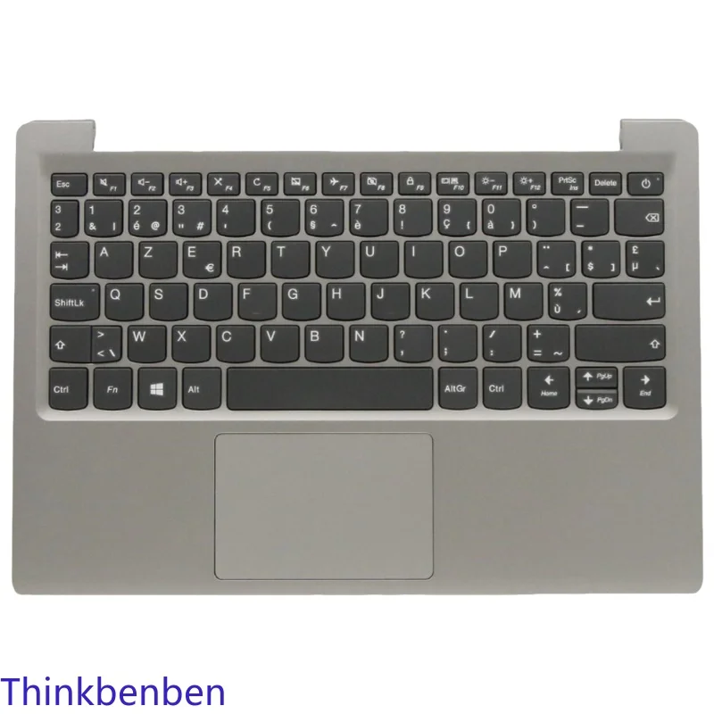 BE Belgian Mineral Gray Keyboard Upper Case Palmrest Shell Cover For Lenovo Ideapad S130 11 130S 11IGM 120S 11IAP  5CB0R61505