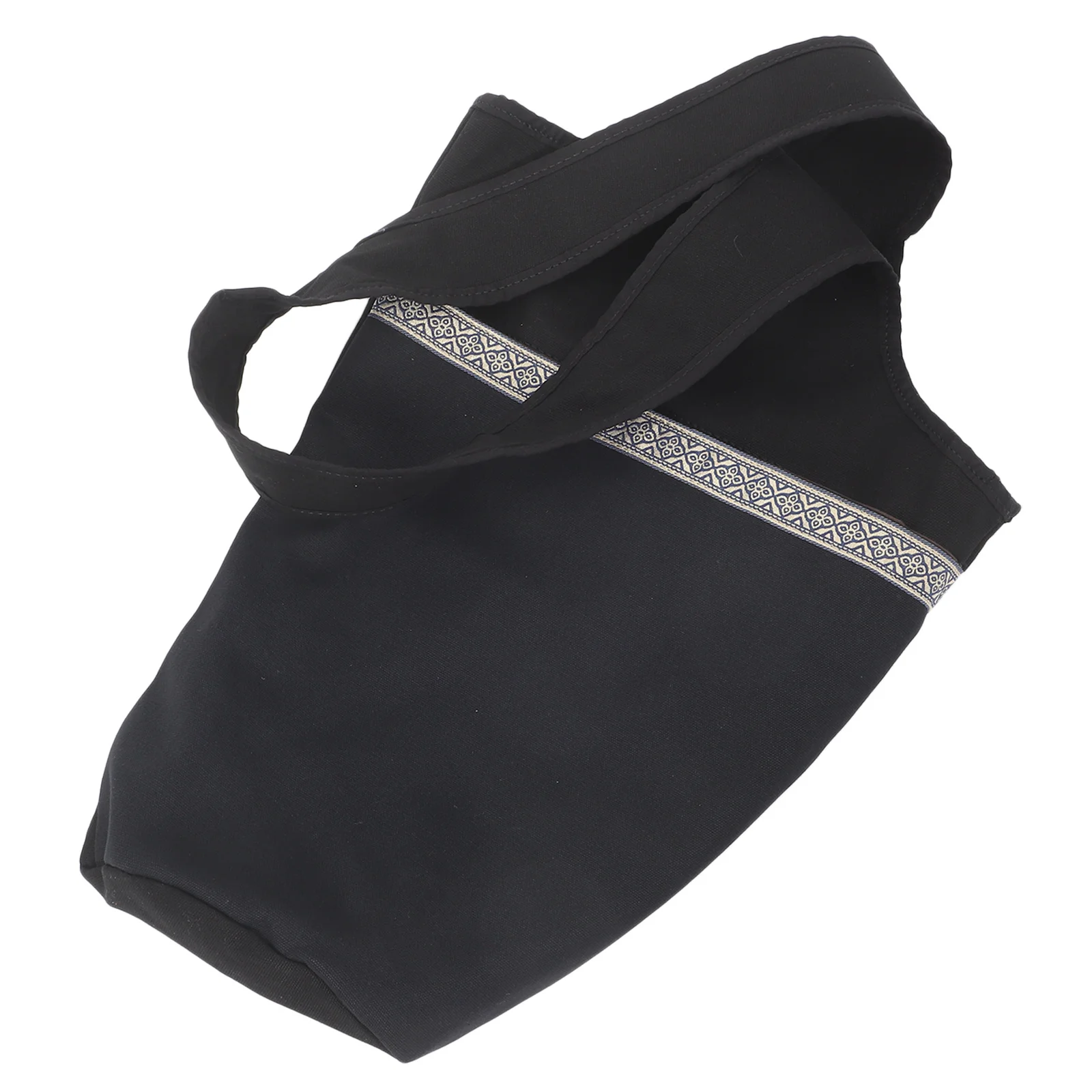 Yoga Mat Storage Bag Lightweight Canvas Yoga Carrier Portable Fitness Organizer Large Opening For Easy Carry Shoulder Strap