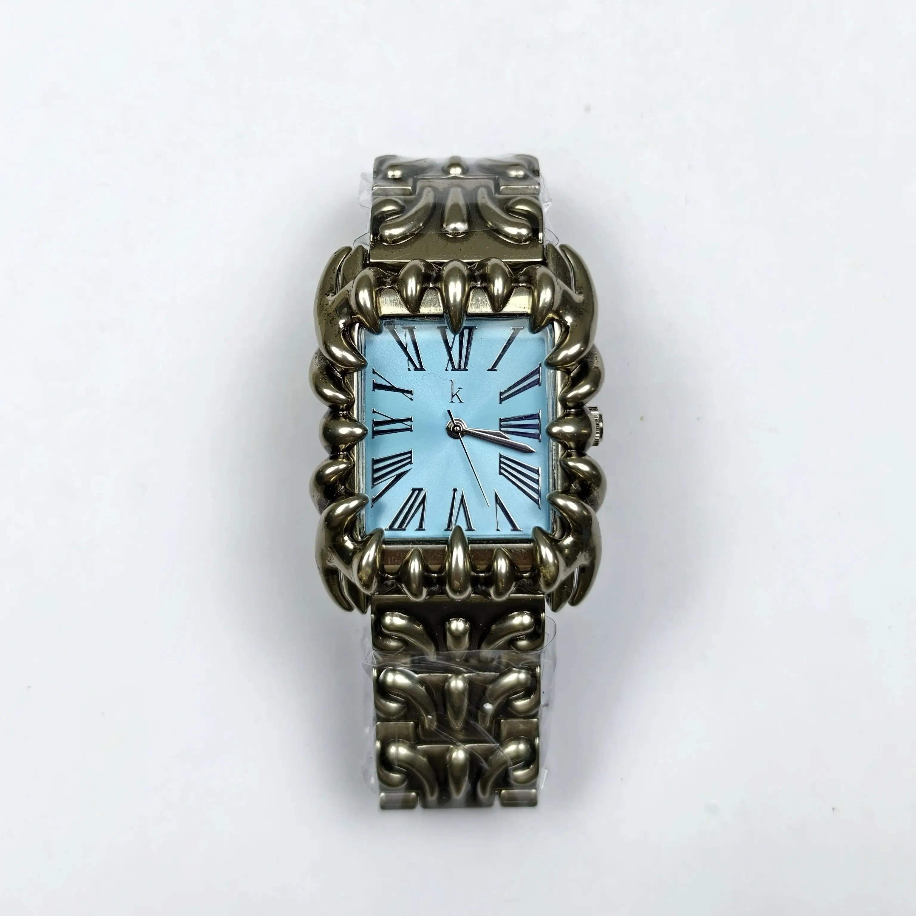 Authentic Kiosk Special-Shaped Watch Square Claw Alabaster Retro Y2K European and American High-End Ins Same Style