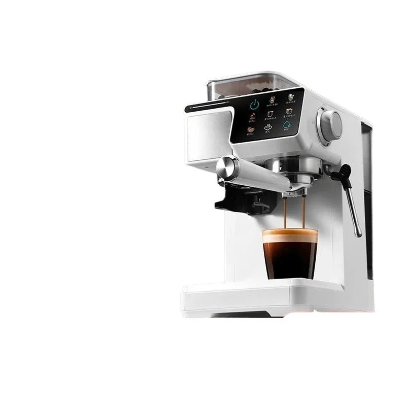 

Automatic grinding integrated hot and cold double brew coffee machine espresso home small commercial office steam milk