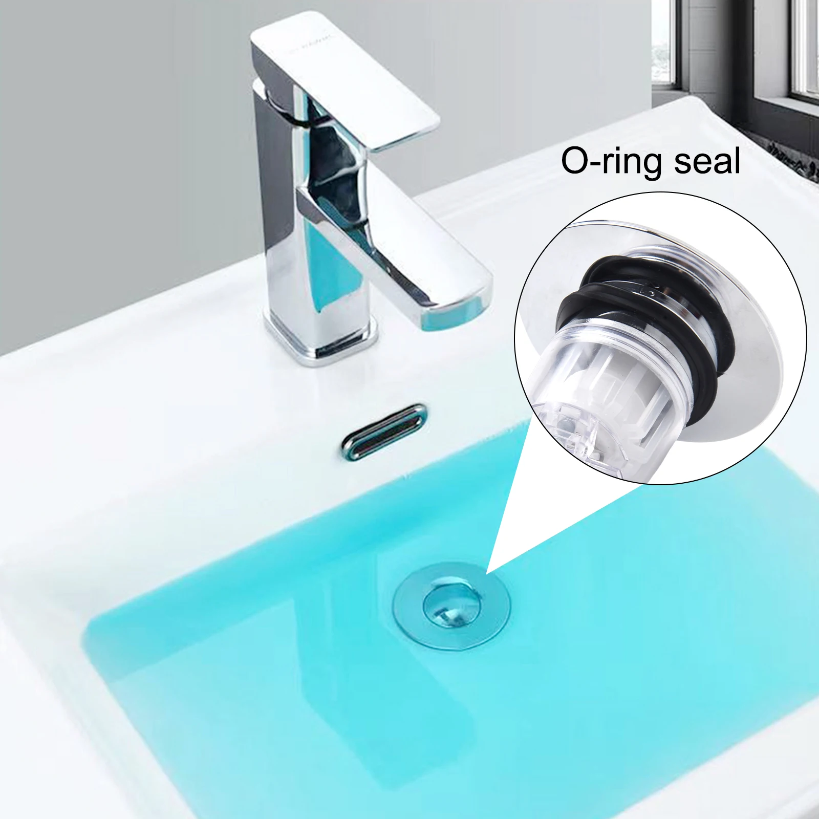 

Universal Basin Pop-up Drain Filter Wash Basin Hair Sink Strainer Kitchen Bathtub Stopper Shower Plug Bathroom Tool