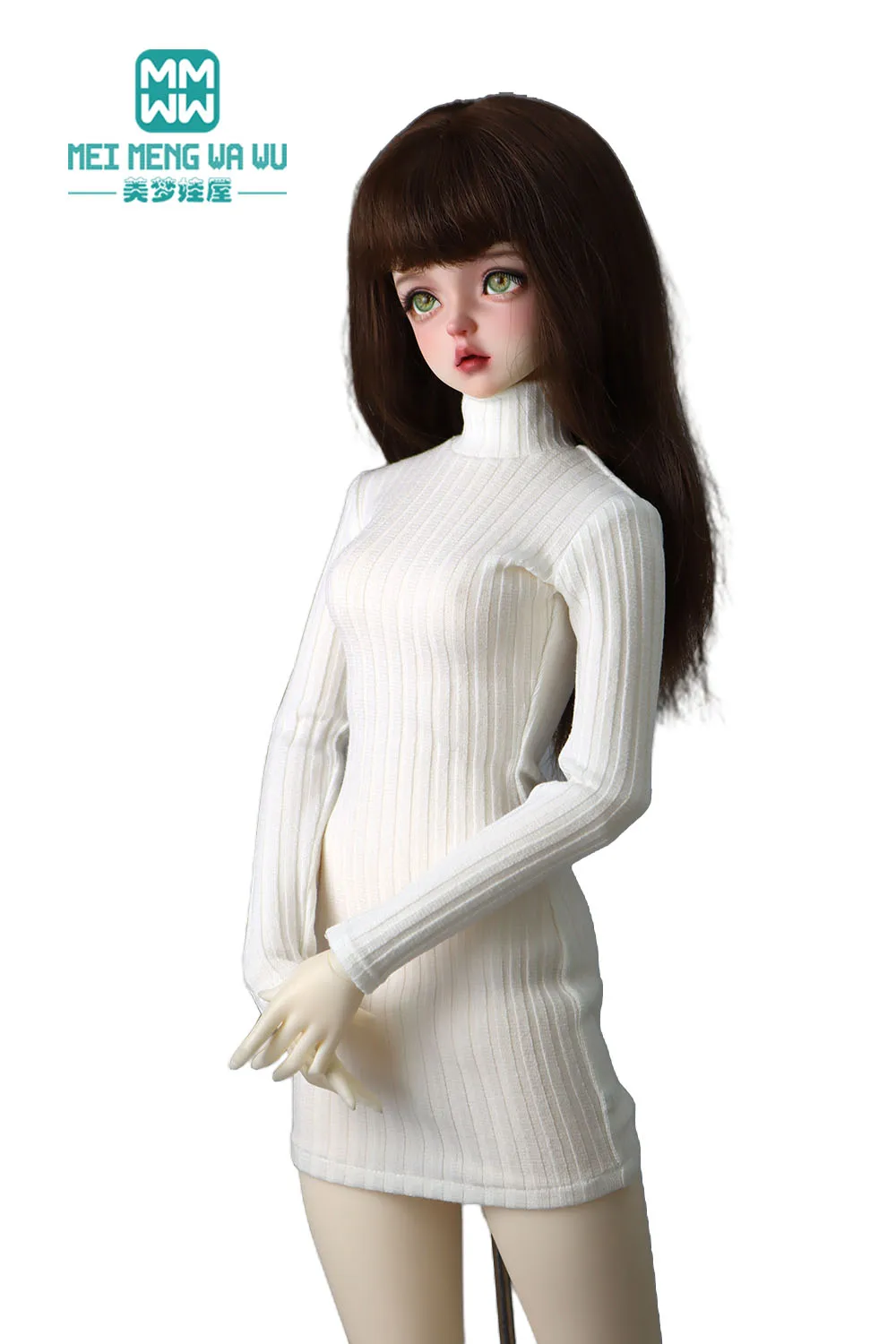 Vestiti per bambola Abito maglione dolcevita alla moda Adatto a 1/3 BJD SD DD Giocattoli Bambola snodata