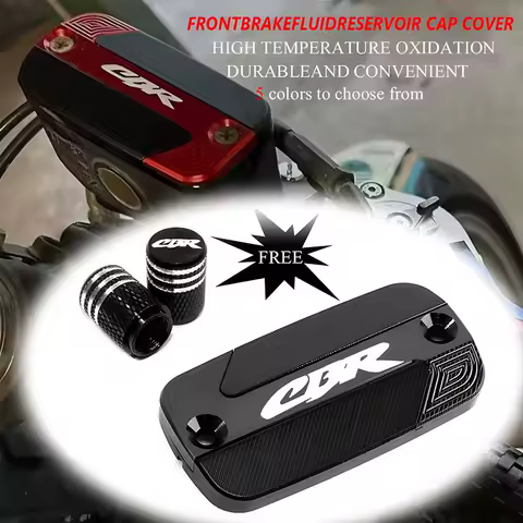 For HONDA CBR600F CBR600RR CBR900RR CBR929RR CBR954RR CBR1000RR CBR 600 F2 F3 F4 CBR650R Front Brake Fluid Reservoir Cap Cover