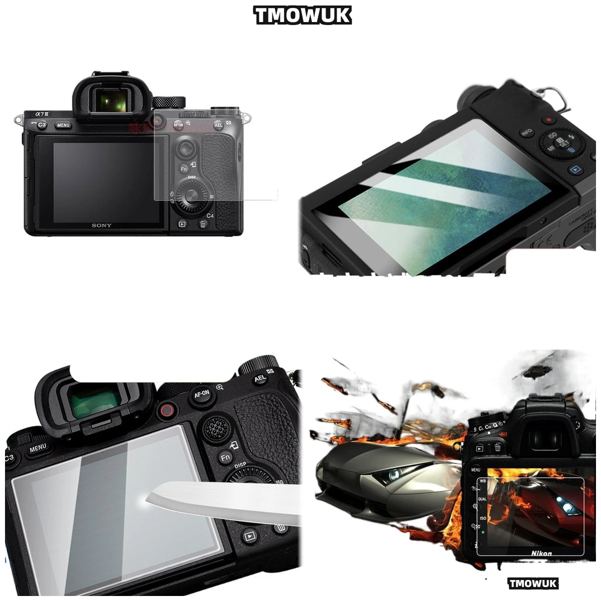

For RX100M2 RX100M3 RX100M4 RX100M5 RX100M7 RX1, Advanced 9H Tempered Glass, Bubble-Free Application