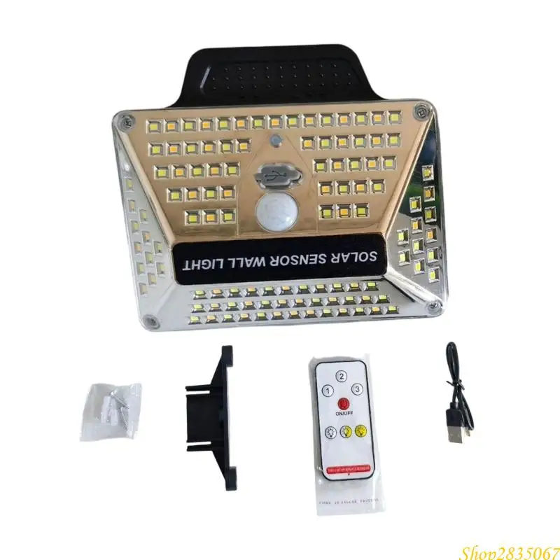 Sun Operated Motion Activated Fastening Light For Outdoor Use Weather Resistant And Sturdy Plastic Construction 831F