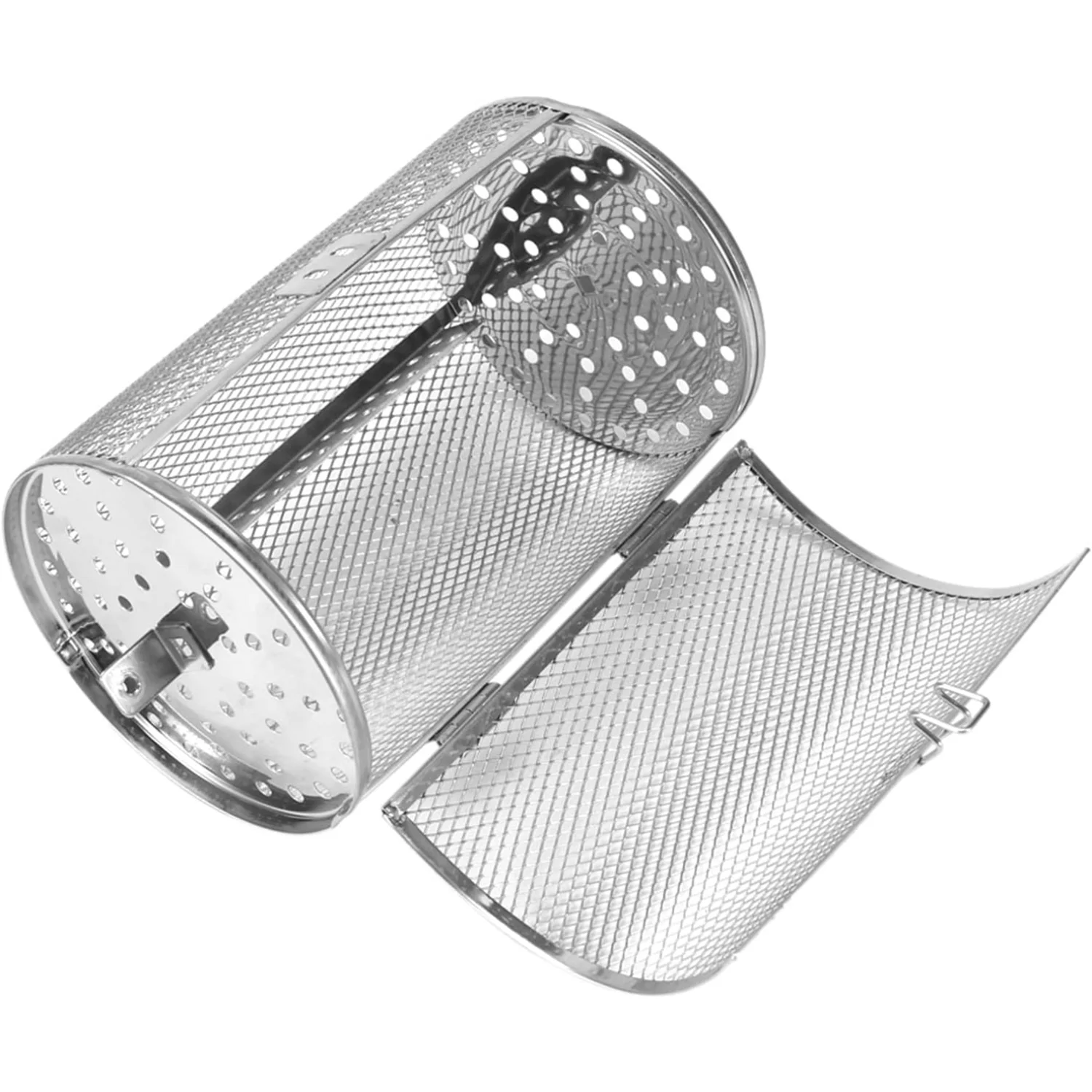 Oven Cages,   Rotatable Heating Stainless Steel Oven Racks Oven Basket Rotisserie Basket for Baking Nuts, Coffee Beans, Peanut o