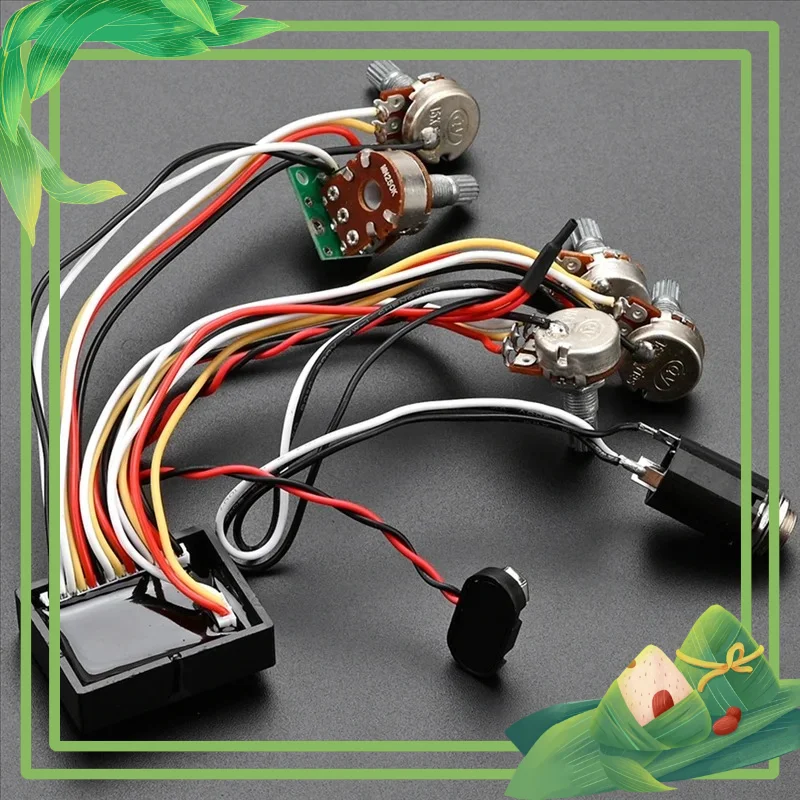 

Bass 3-band Active and Passive EQ Preamp Circuit for Bass Pickups