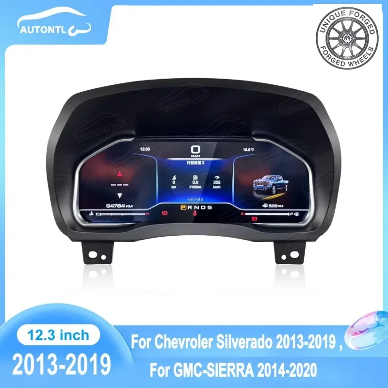 26 StyleLCD Speedometer Panel For Chevroler Silverado 2013-2019 /For GMC-SIERRA 2014-2020 LCD Dashboard Panel