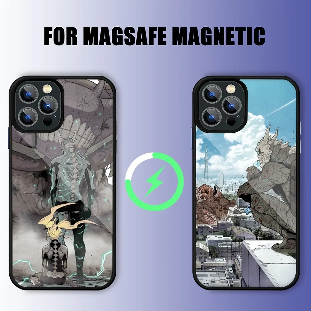 Bilibili Kaiju No.8 Phone Case For iPhone 15 14 13 11 12 Pro Max 14 Plus 15 Pro Max For Magsafe Phone Cover