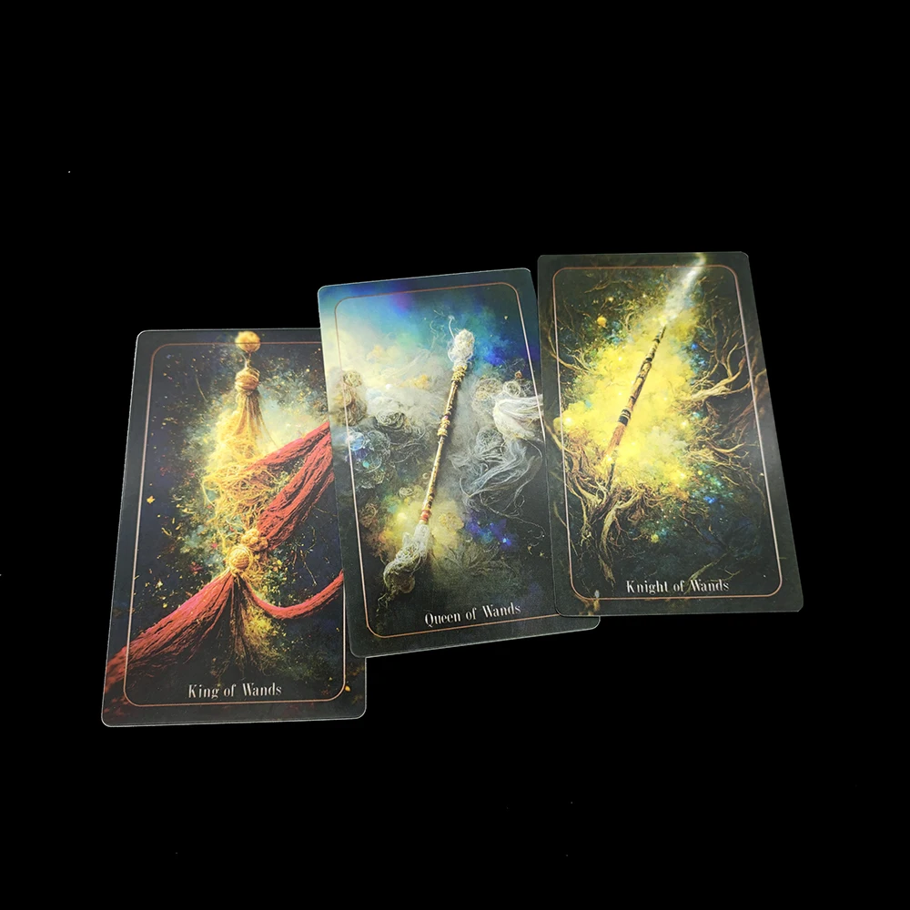 12CM×7CM Delusion Divination Tarot Deck with Guide Book, Artificial Intelligence, 78 Cards for Beginners and Experts