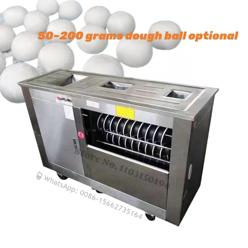 Commercial Bakery Bread Mantou Ball Cutting Machine Dough Cutter Ball Momo Former Buns Rounder Divider For Restaurant