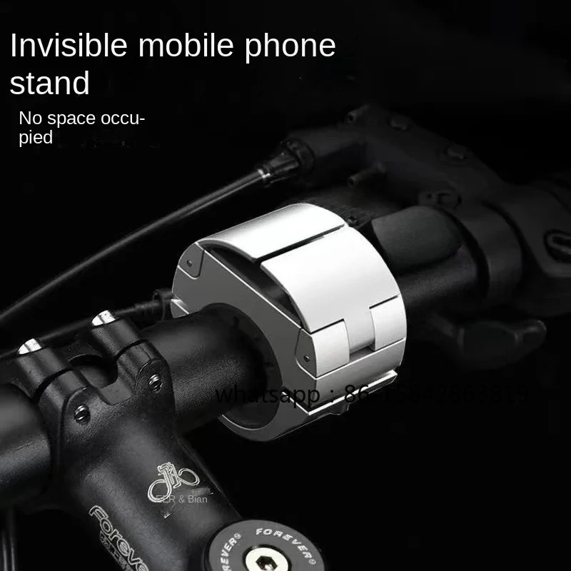 Electric contact mobile phones ring aluminum alloy mountain bike riding pilot stents