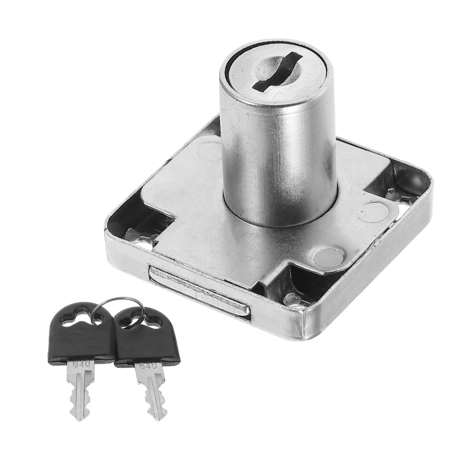 Robust Stainless Steel Cabinet Lock with Key Deformation Resistant Security Lock for Drawers Cupboards Display Cabinets Tool