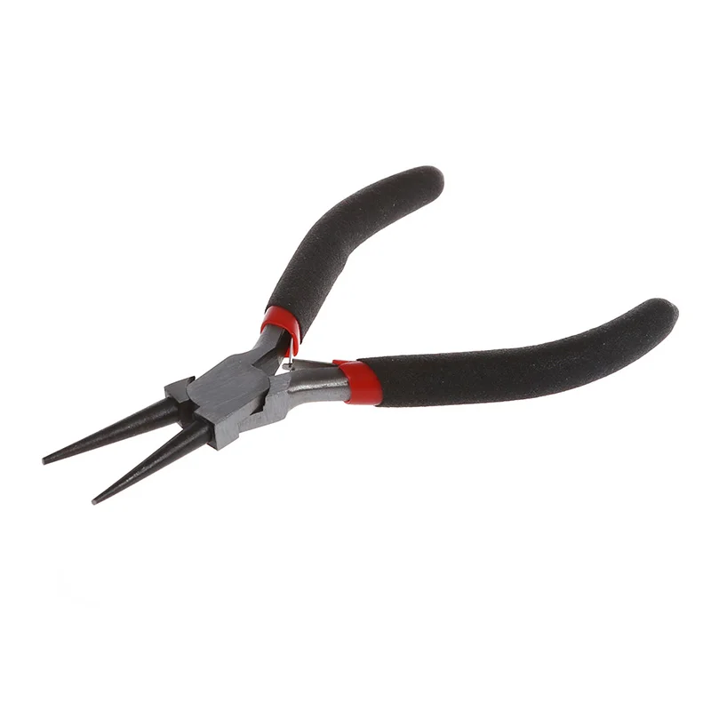 T61C_Round Nose Pliers Hobby Craft Beading Jewellery Making Tool Black