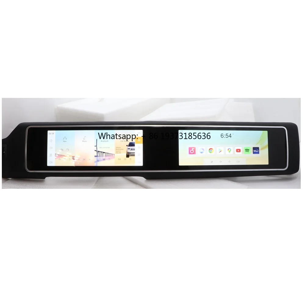 

New Design 12.3" Dual Screen Car Radio DVD Player for Land Rover Range Rover vogue L405&sport L494 2013-2017 With GPS Navigation