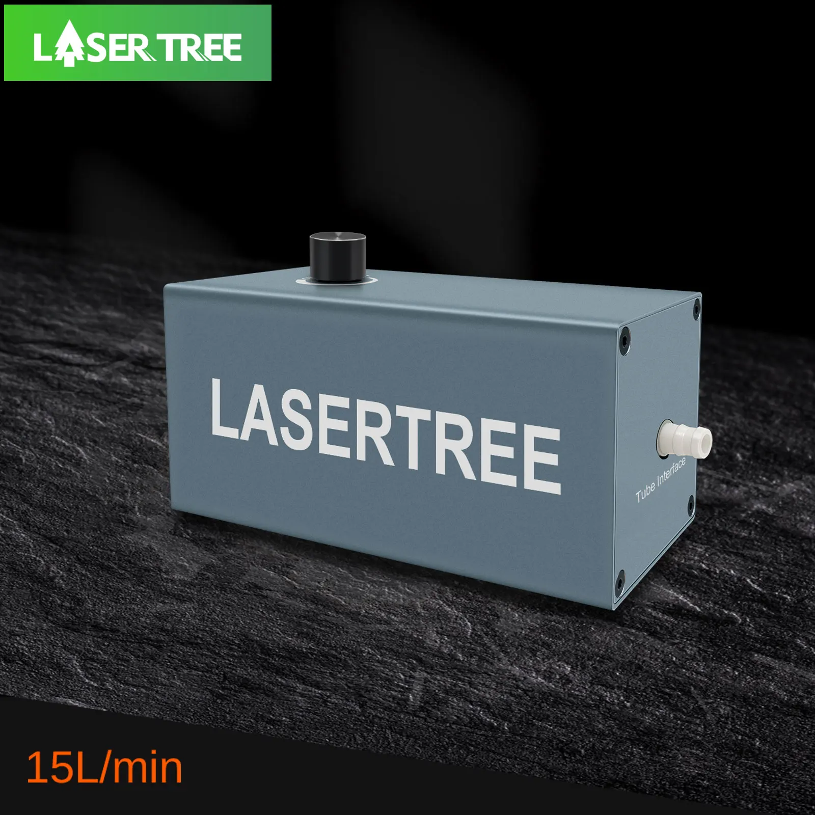 

LASER TREE Air Assist Pump 15L/Min Air Compressor Adjustable Speed Low Noise for CNC Laser Engraving Machine Wood Working Tools