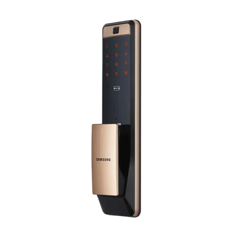 Security Intelligent lock for home doors fingerprint password keyless smart digital lock Samsung SHP-DP72 silver gold color