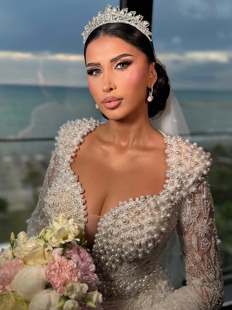 beige pearl dress The Pearl Tube Dress – Elérie main image 1