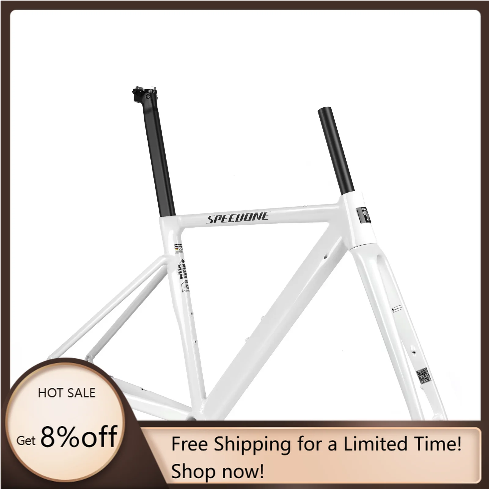 

STLF Factory Direct Sales Bicycle Frame, Road Broken Wind Frame, ultra Light Carbon Fiber Front Fork, Competition Grade 700Croad