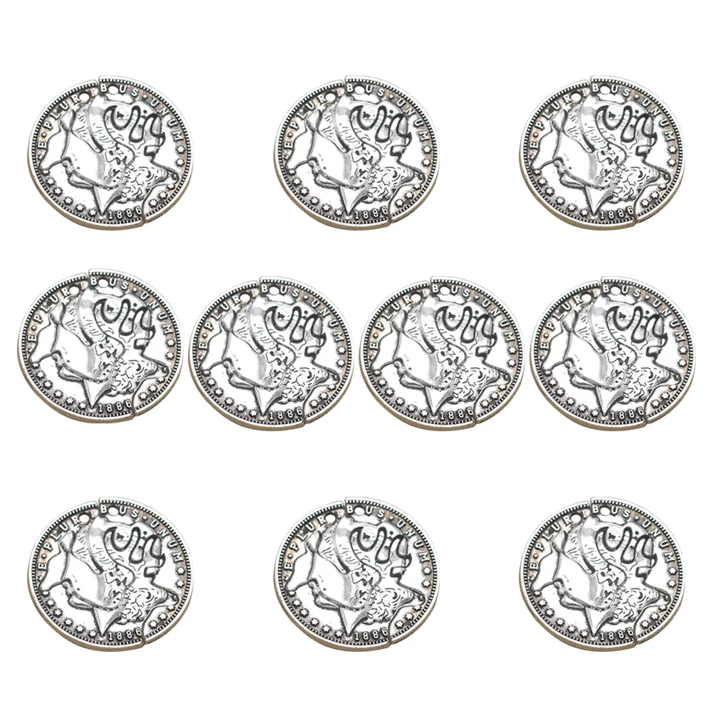 

10pcs Alloy Pendant Jewelry Making Supplies Stylish Charms Bracelet Necklace Earrings Accessories Craft Project