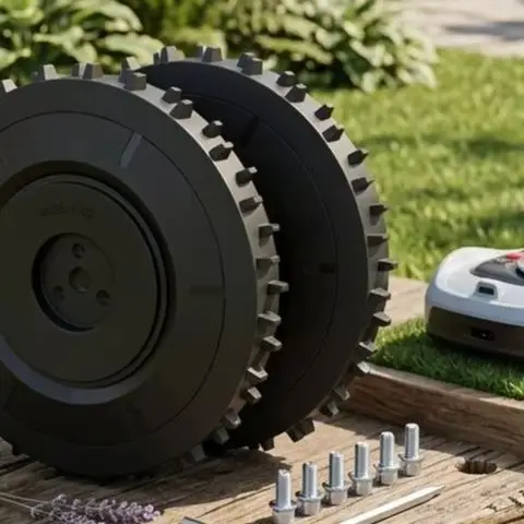 Ersatz-Hinterräder für Segway für Navimow I105E I108E I110N Roboter-Rasenmäher mit Schrauben und Werkzeug Rasenmäher-Zubehör