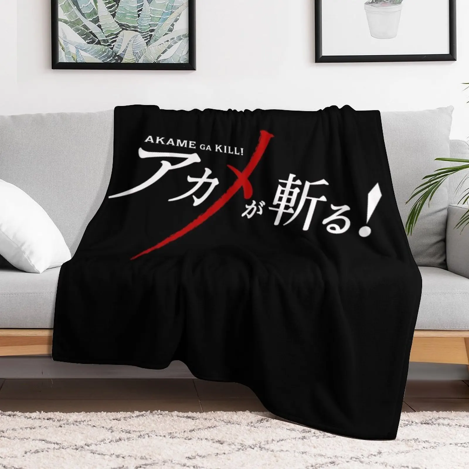 Akame Ga Kill Logo Throw Blanket