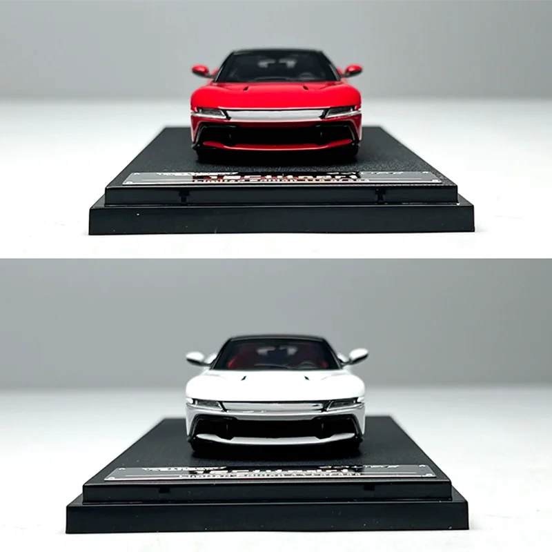 

Масштабная модель автомобиля PK 1:64, 12-цилиндровое купе с открывающимся передним капотом, из сплава, статическая коллекционная модель, украшение, праздничный подарок, игрушка, сувенир