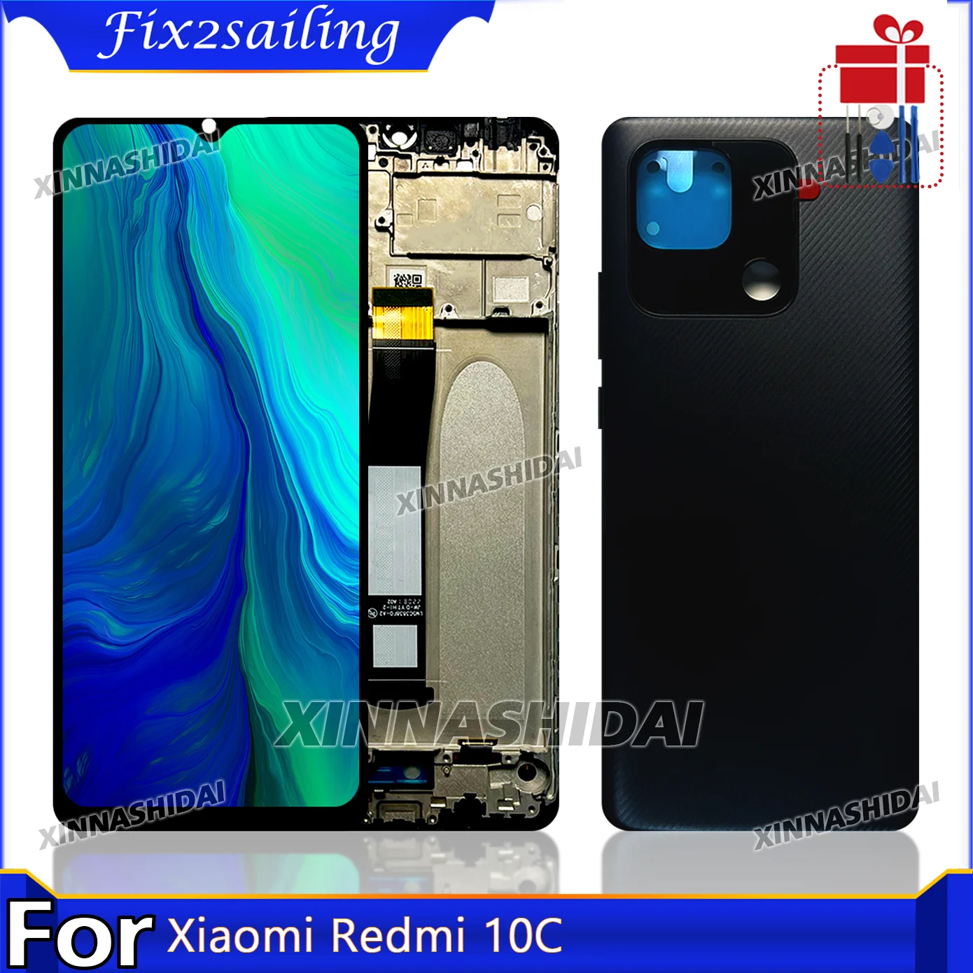 novo-lcd-671-para-xiaomi-redmi-10c-display-lcd-para-redmi-10c-display-220333qag-tela-de-toque-digitador-assembleia-pecas-reposicao