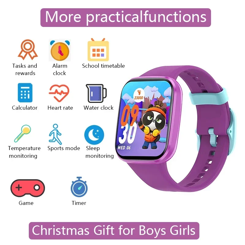 Smartwatches Smart Educational Kids Watches Boy Child Watch Student Toy Smartwatch for Children Pedometer Girl Birthday Gift