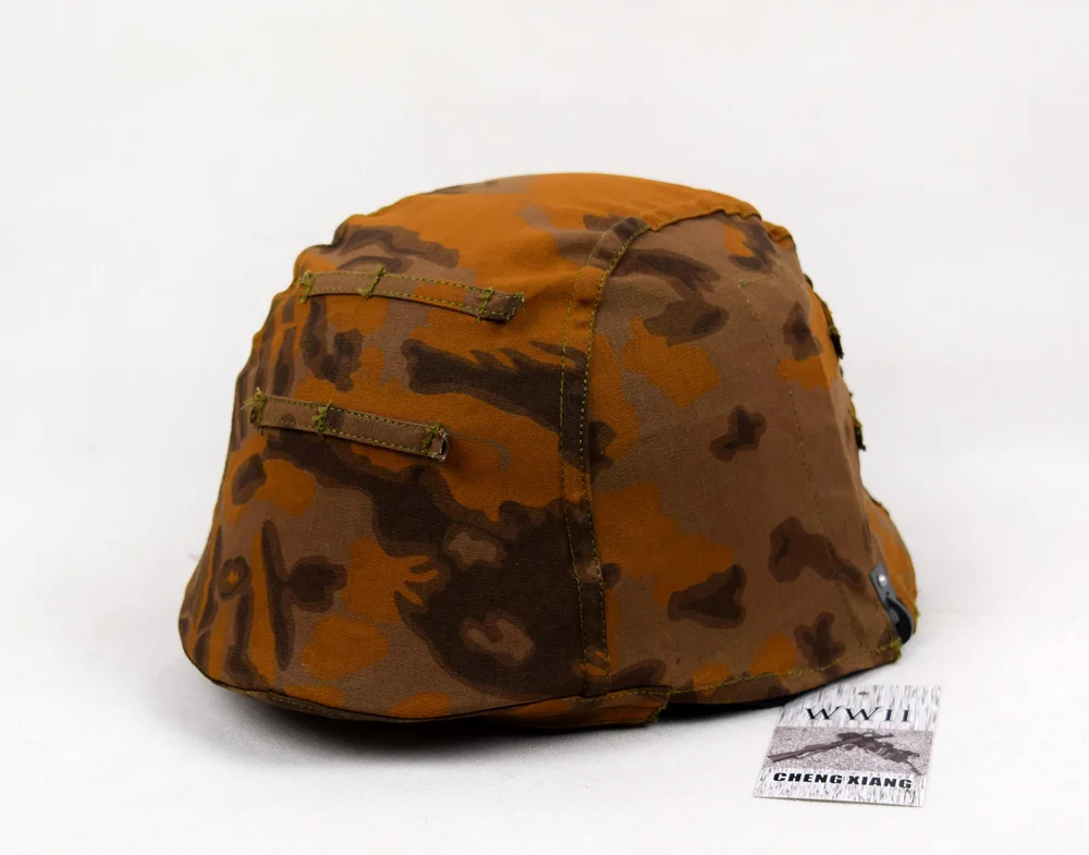 Camouflage Reversible Cosplay German M35 40 Helmet Cover Palm Tree Camo Color